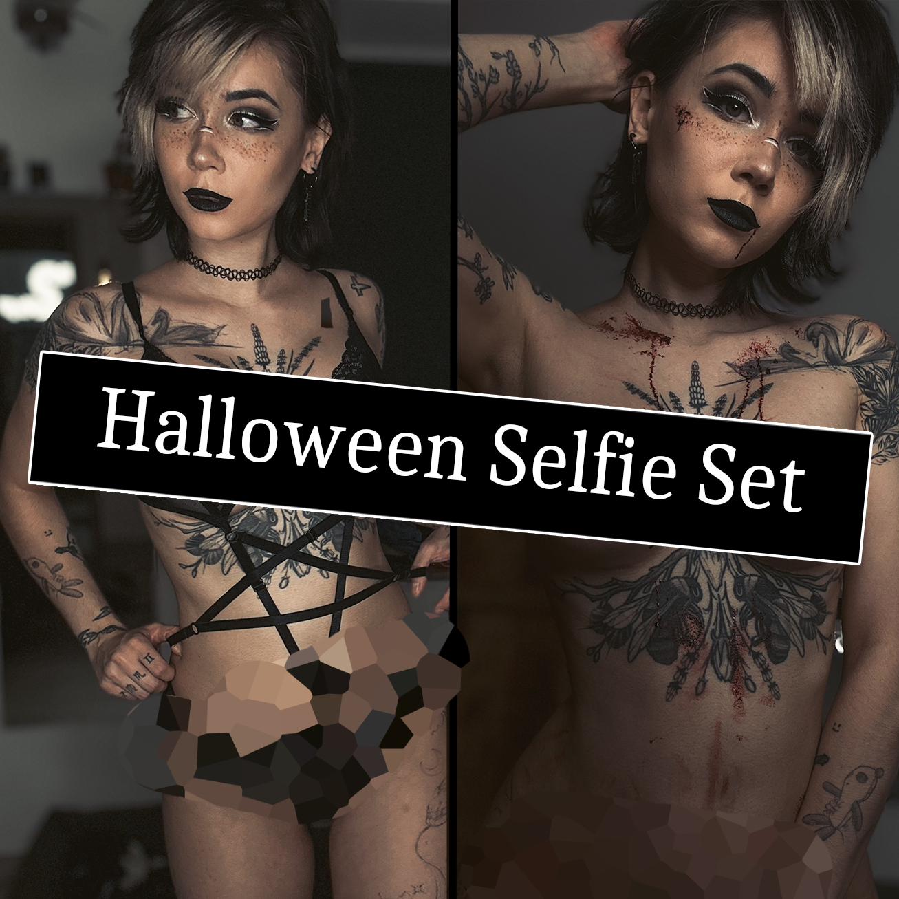 Halloween Selfie Set 🖤🩸