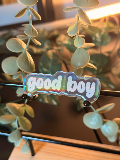Pins, good boy